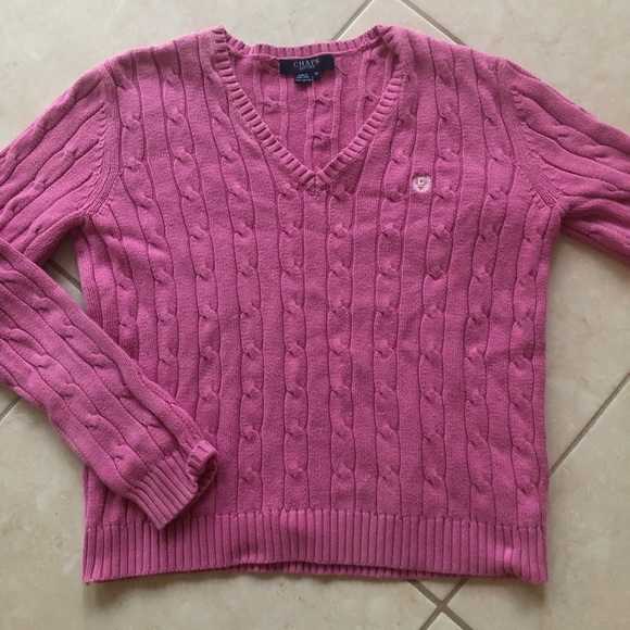 Chaps Sweaters Vintage Chaps Pink Sweater Poshmark